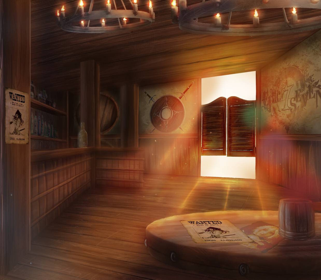 Entrée de la Taverne Pirate