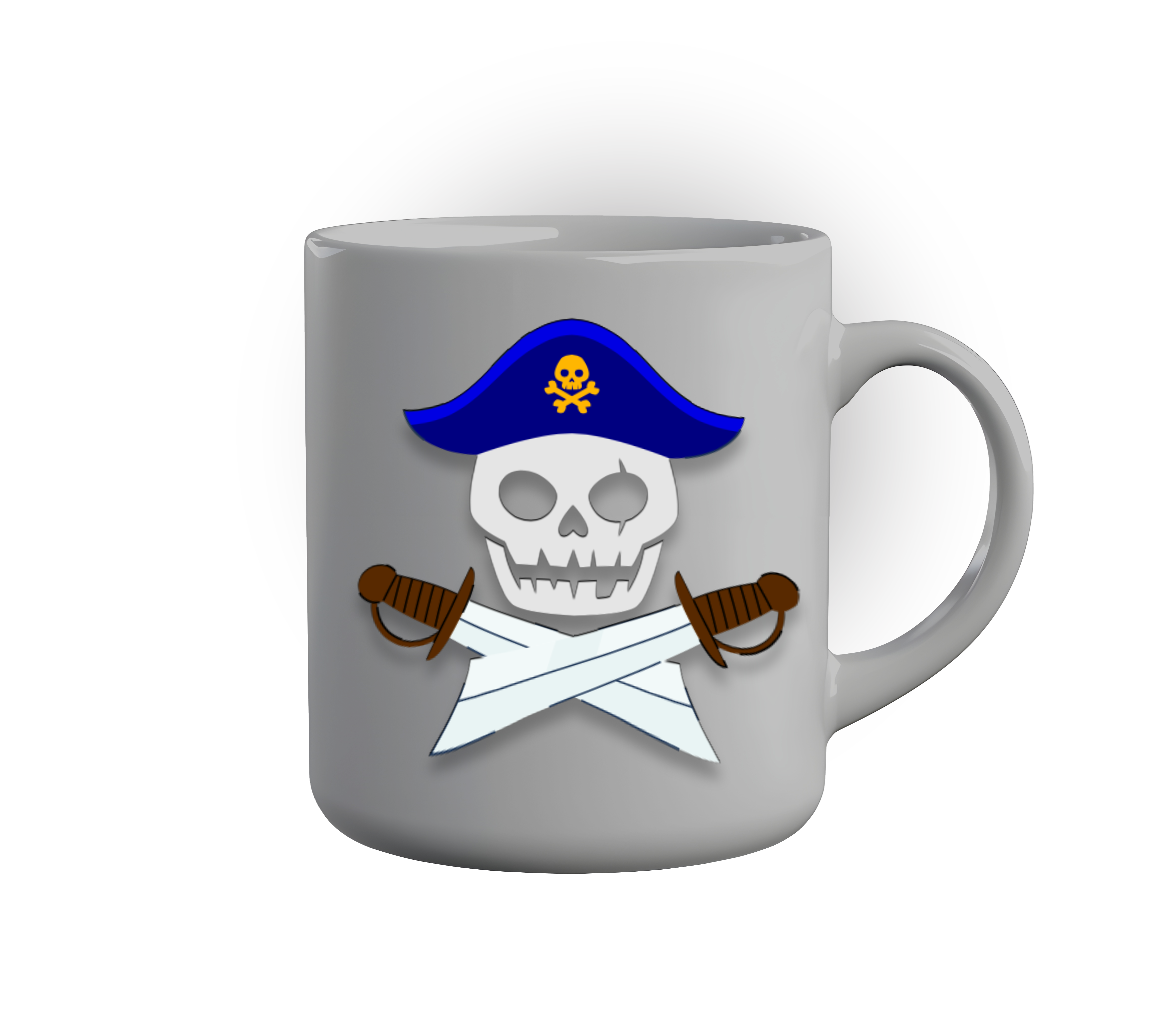 Mug noir avec logo